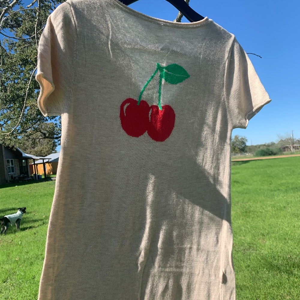 Cashmere Cherry Dress